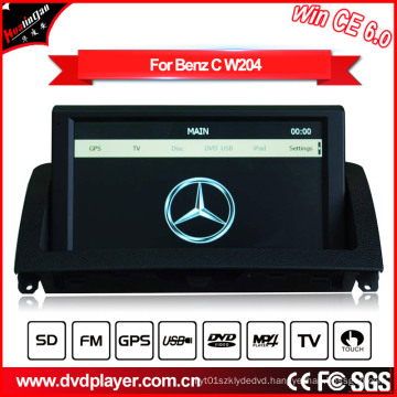 Windows Ce Car GPS Navigation for Benz C GPS Navigator Player with RDS iPod Hualingan